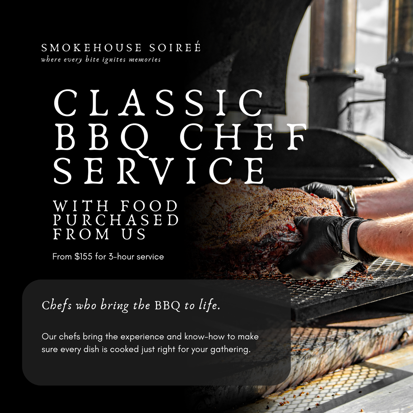 Classic BBQ Chef Service (With Food Purchased From Us)
