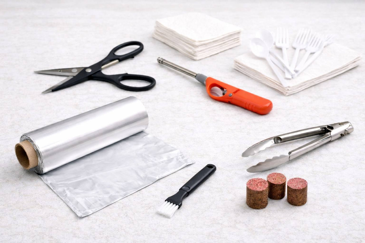 BBQ Pit, Accessories & Drinks