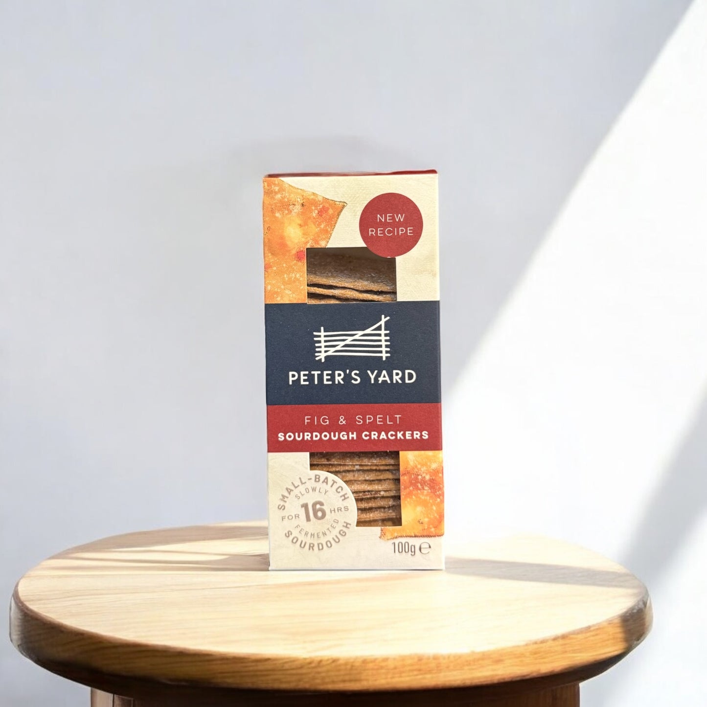 Spelt and Fig Sourdough Crackers, Peter's Yard